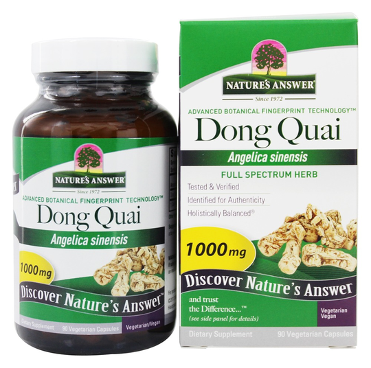 Nature's Answer - Dong Quai Root Single Herb Supplement - 90 Vegetarian Capsules
