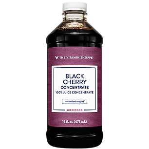 100% Unsweetened Black Cherry Juice Concentrate - Antioxidant Support (16 fl. oz.)
