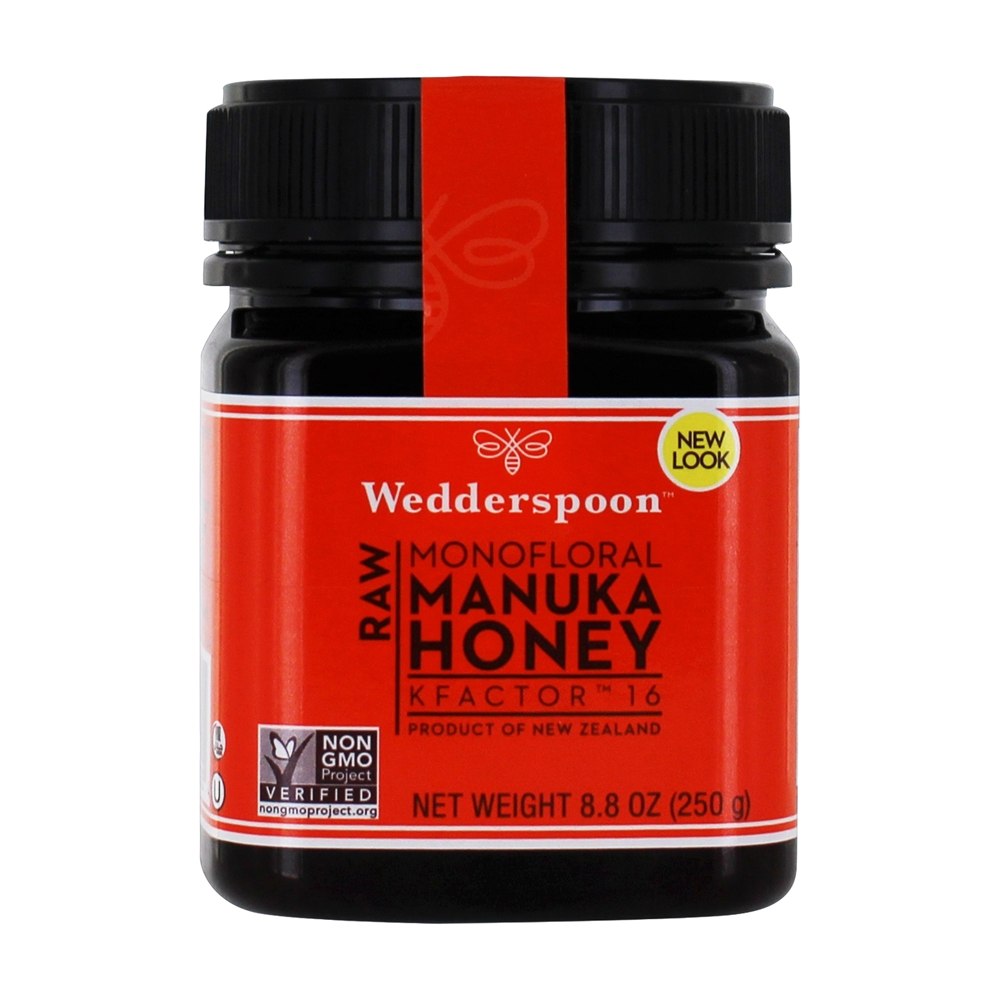 Wedderspoon - Raw Monofloral Manuka Honey KFactor 16 - 8.8 oz.