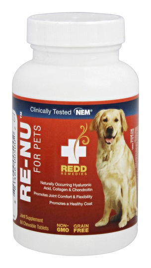 Redd Remedies - RE-NU Canine Natural Eggshell Membrane (NEM) - 60 Tablets